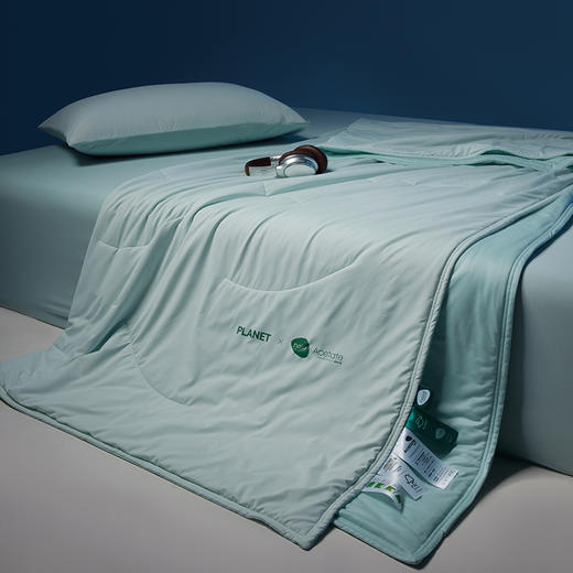 【五星级酒店同款】酣睡星球双面凉感夏被 进口伊士曼naia™️醋酸纤维吸湿透气空调被 商品图9