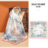 丝巾 真丝丝巾新款百搭桑蚕丝丝巾70方巾装饰围巾夏季伴手礼百搭丝巾夏季配饰新款爆款 商品缩略图8
