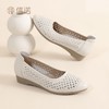 信诺真皮夏季新款平底洞洞鞋软底舒适透气镂空单鞋妈妈凉鞋女鞋子X5C134-86 商品缩略图7