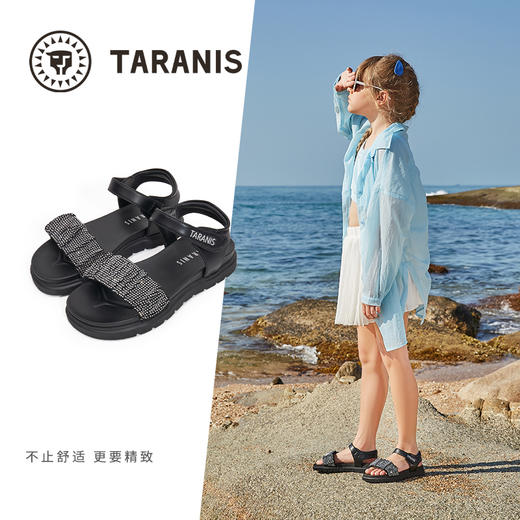 泰兰尼斯儿童公主露趾凉鞋儿童凉鞋甜美风露趾夏季鞋子T07D2B1794 商品图1