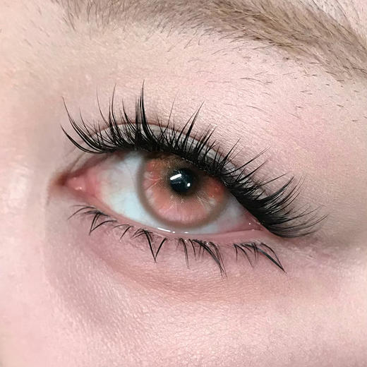 HUOHUOCON 茸璃蝶蕊 半年抛 两片 14.5mm 参考着色 13.8mm 基弧 8.5 含水 40% 新锐国货 商品图1