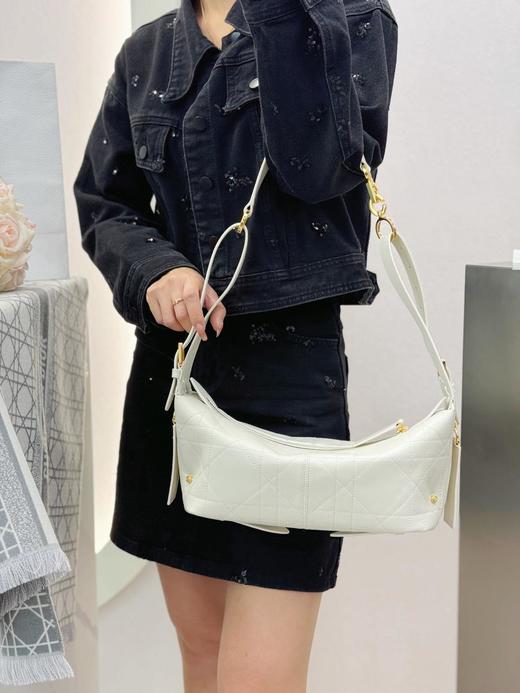 DIOR迪奥D-Journey金色五金配件拉链开合牛皮单肩包中号小号系列（HH） 商品图9