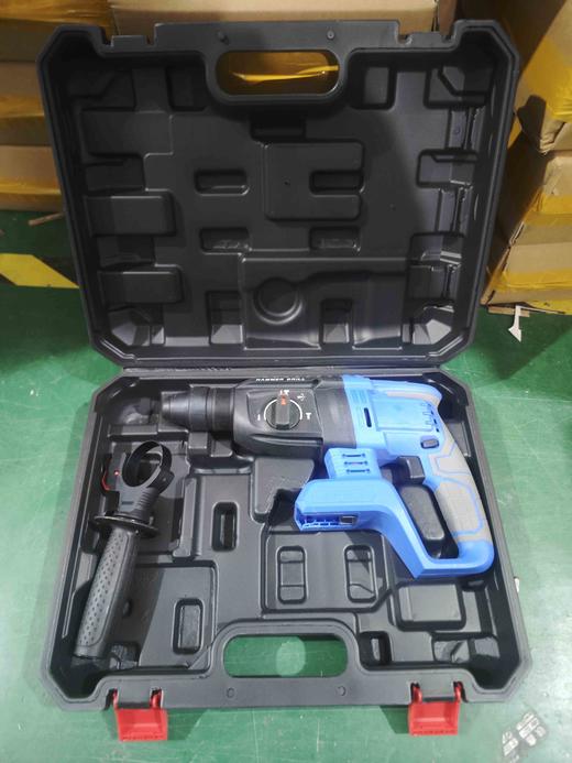 【货号05244】锂电电锤工具箱子塑料箱子吹塑盒冲击钻手提箱子电锤收纳盒收纳箱 商品图1