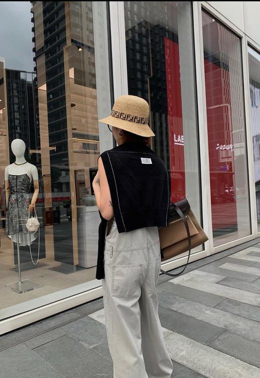 FENDI芬迪草编帽来喽FF字母勾芡编织（CO） 商品图11