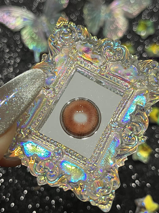 HUOHUOCON 金桔可露丽 半年抛 两片 14.5mm 参考着色 13.9mm 基弧 8.5 含水 40% 新锐国货 商品图3