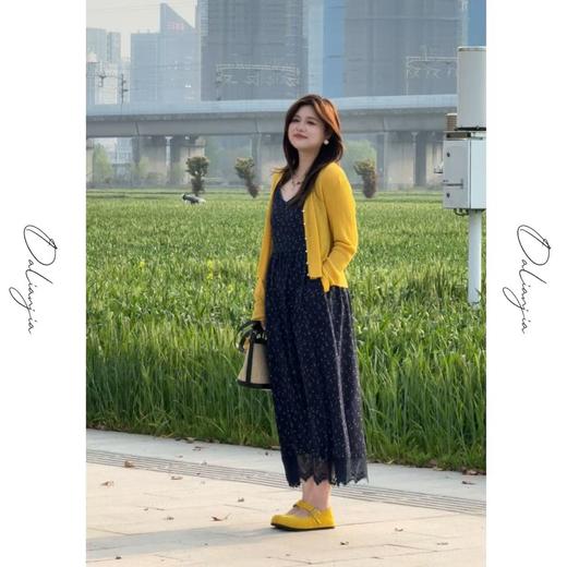 2025新品  佳佳同款【蔚蓝风铃】小碎花蕾丝吊带长裙薄款舒适大码宽松印花无袖 商品图3