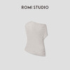 ROMI STUDIO“松弛随性”春夏设计感不规则斜肩针织T恤 RWCRSJ2627 商品缩略图1