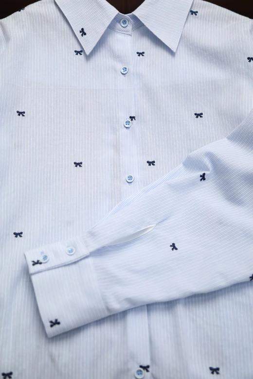 LPIUTY品牌直发！蝴蝶结刺绣条纹衬衫 C1225021 商品图13