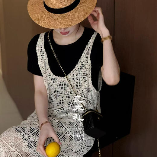 【预售5天】良木礼两件套连衣裙T恤（3588） 商品图0