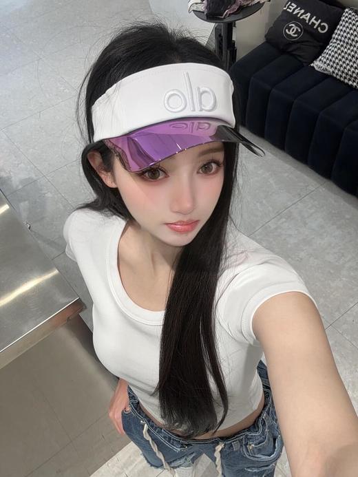 aloyoga徽标设计涤纶防晒帽男女同款情侣款夏日必备alo放到帽（EJ） 商品图0