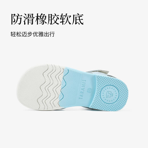 泰兰尼斯meta童鞋2025夏季新款女童凉鞋防滑透气镂空皮公主凉鞋 商品图3