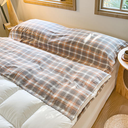 【水洗棉酒店隔脏睡袋】新款旅行双人床单被套罩 便携一体式旅睡宝 国庆国庆出行 商品图3