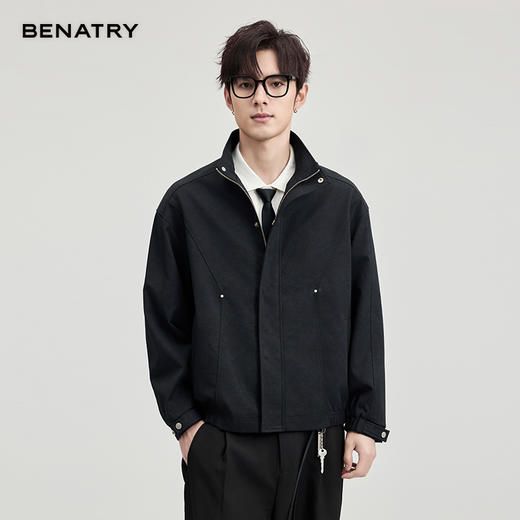 贝纳川印花立领茄克ECF100003 商品图9