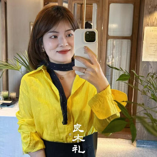 【现货】良木礼亚麻长袖防晒衬衫（s72） 商品图2