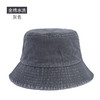 【复古做旧渔夫帽，时尚透气潮款！】复古做旧渔夫帽 纯色水洗棉牛仔帽子 春夏时尚透气情侣盆帽潮-QQ 商品缩略图7