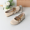 经典鲨2025年春夏新品圆头甜美花朵浅口软底舒适通勤单鞋女KW163-517061 商品缩略图1