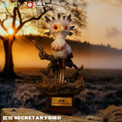 蛇鹫  啥鸟系列① 模型摆件 鸟类周边 ★动物帮帮 官方正品【48小时发货】 商品图2