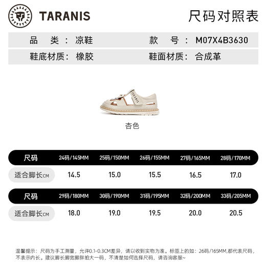 泰兰尼斯Meta夏季新款女童夏季凉鞋2025新款儿童镂空透气运动凉鞋 商品图8