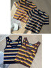 现货 THS-限时 p家 女士棉质针织彩色条纹短袖 圆领针织衫T恤 2色 BH2581 BY603 商品缩略图3