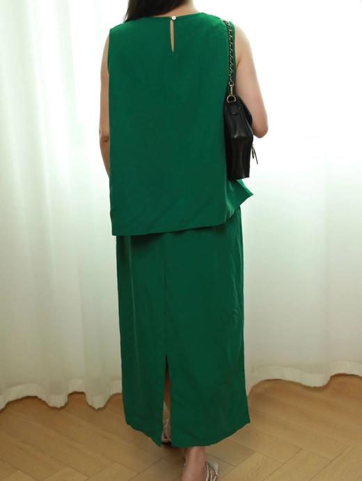 LPIUTY品牌直发！老钱风天丝亚麻无袖 上衣C12TJ-99901A/半身裙C12TJ-99901B 商品图3