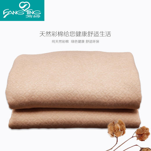 芳婷·精梳天然彩棉被 1.5*2m  100%天然彩棉  亲肤透气 商品图5