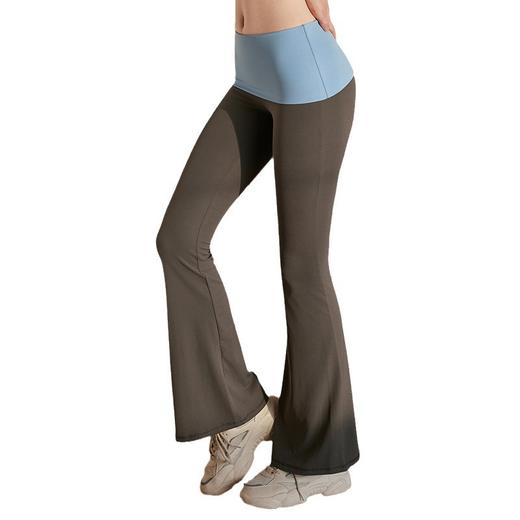 跃牌【洛水之神系列】甜辣风瑜伽喇叭裤高腰运动微喇修身提臀健身服女775 商品图4