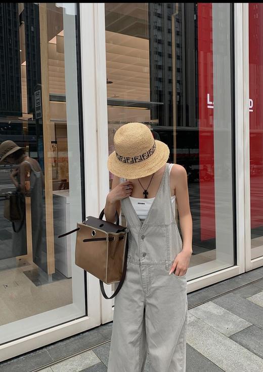 FENDI芬迪草编帽来喽FF字母勾芡编织（CO） 商品图12