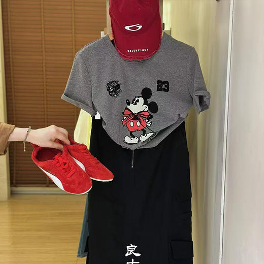 【部分现货】良木礼米奇休闲短T（992565） 商品图3