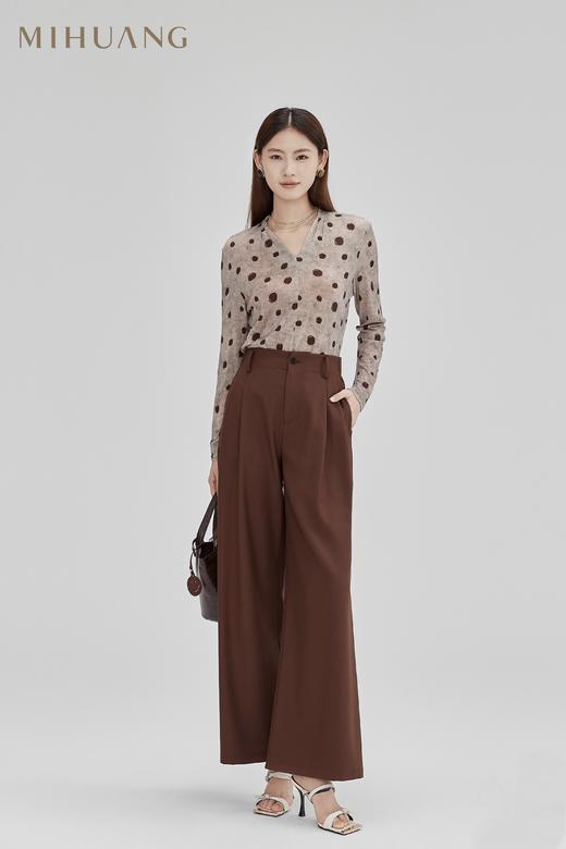 米皇V领针织上衣 商品图0