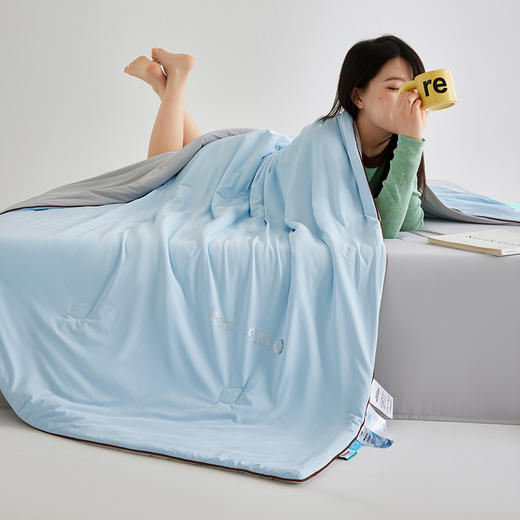 【凉感值高达0.36】A类裸睡级凉感兰精莱赛尔天丝夏被 丝滑凉爽夏凉被 商品图6