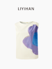 LIYIHAN花影 | 25夏新款纯棉大花朵褶皱上衣圆领无袖宽衬衫松舒适 商品缩略图0