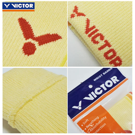 VICTOR威克多羽毛球护腕通用款透气擦汗弹力运动手腕护具单只装 SP134 商品图4