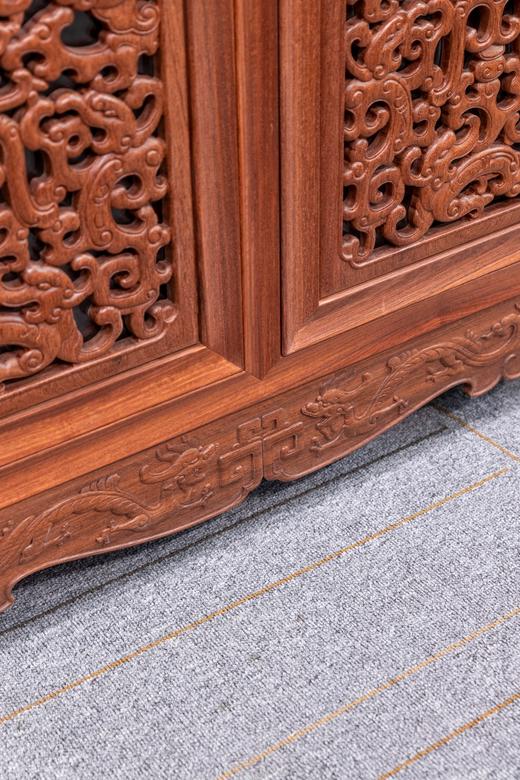 红桥红  家具严选  缅甸花梨（大果紫檀）【106 佳士得清风明韵 方角柜】 商品图4