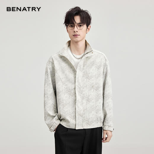 贝纳川印花立领茄克ECF100003 商品图3