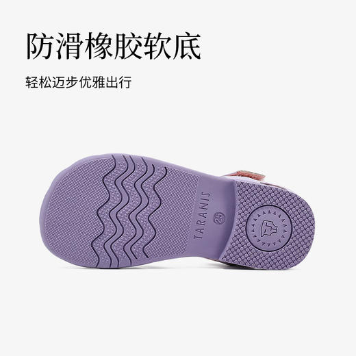 泰兰尼斯meta女童凉鞋2025夏季新款儿童公主鞋软底小女孩包头鞋子 商品图4