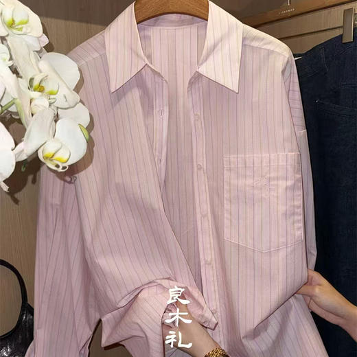 良木礼夏季条纹衬衫（S16） 商品图1