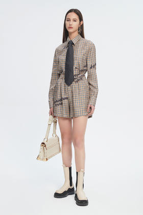 【海信嘉年华】Aquascutum雅格狮丹长袖衬衫AW2171173-57卡其