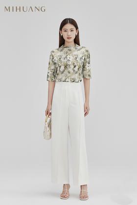 米皇半高领5分袖