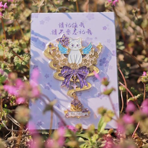 糗糗庄园-白猫纪念款冰箱贴 商品图1