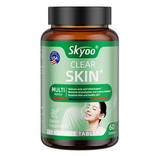 skyoo美国进口青春期暗疮调理片【69121824】 商品图0