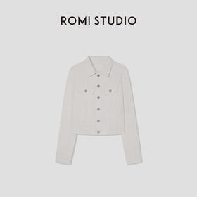 ROMI STUDIO“美式休闲”经典款高支长绒竹节棉牛仔外套 RWCSWY1876
