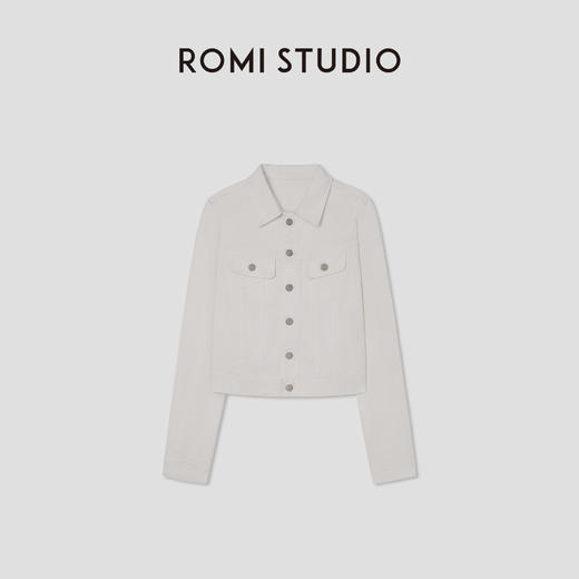 ROMI STUDIO“美式休闲”经典款高支长绒竹节棉牛仔外套 RWCSWY1876 商品图0
