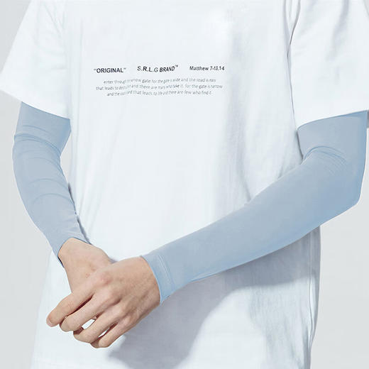 大迈户外防晒防风脖袖套装-摩洛哥蓝DM-7001 商品图0