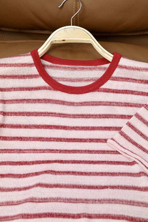 LPIUTY品牌直发！夹花撞色短袖针织衫 C067788 商品图10