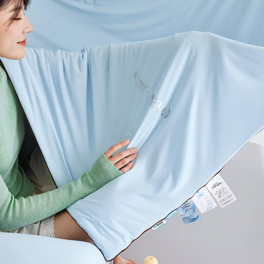 【凉感值高达0.36】A类裸睡级凉感兰精莱赛尔天丝夏被 丝滑凉爽夏凉被 商品图7