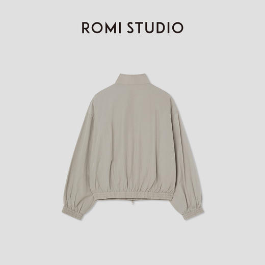 ROMI STUDIO“都市休闲”锦棉混纺轻薄立领工装夹克外套 RWCSWG2244 商品图1