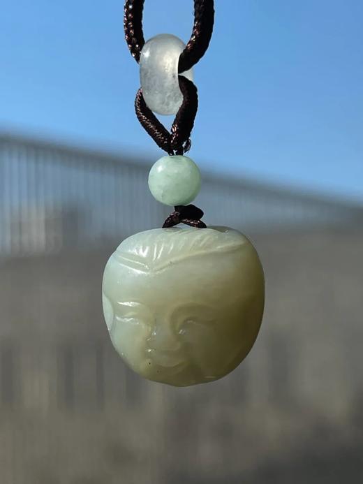 和田白玉雕戏曲人物头像，顺丰包邮 商品图4