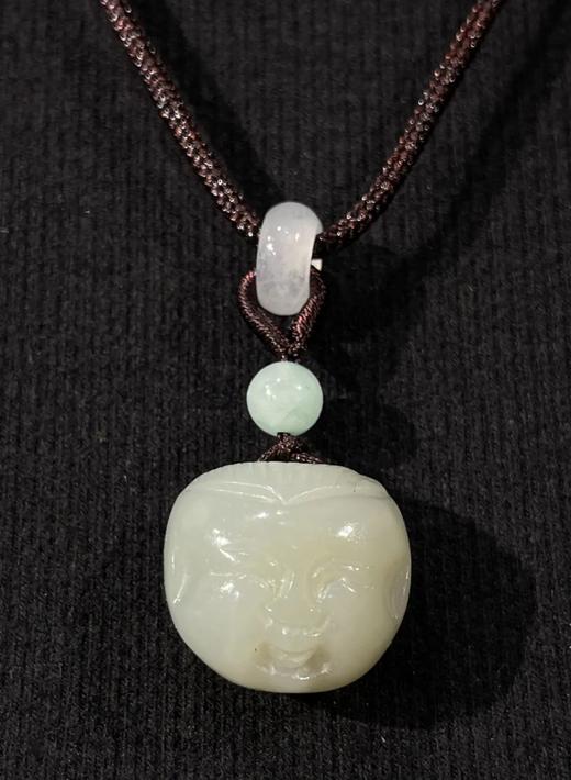 和田白玉雕戏曲人物头像，顺丰包邮 商品图3