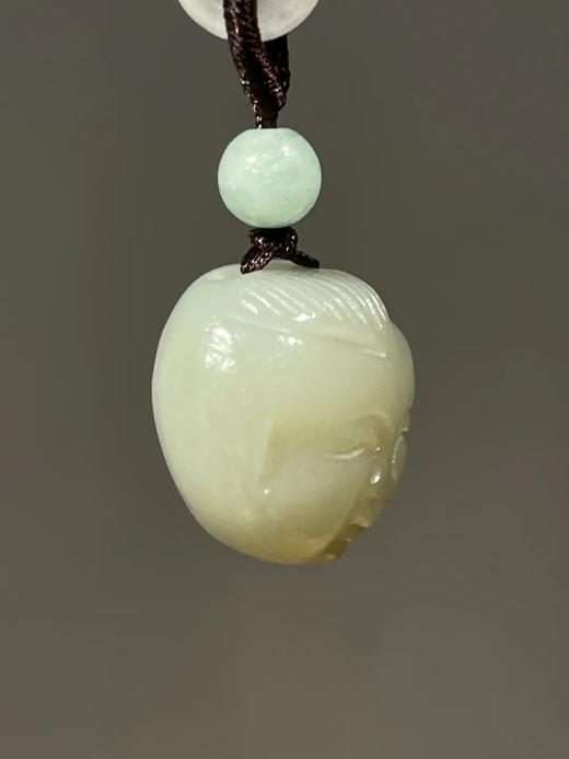 和田白玉雕戏曲人物头像，顺丰包邮 商品图13