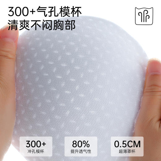 Z1-【适合75ABC-85ABC杯】【7A抑菌】【超薄凉感透气洞洞杯】【细肩带】无痕肩带美背内衣不空杯文胸   行云星摩/郁香新芽/摇曳浅夏 商品图1